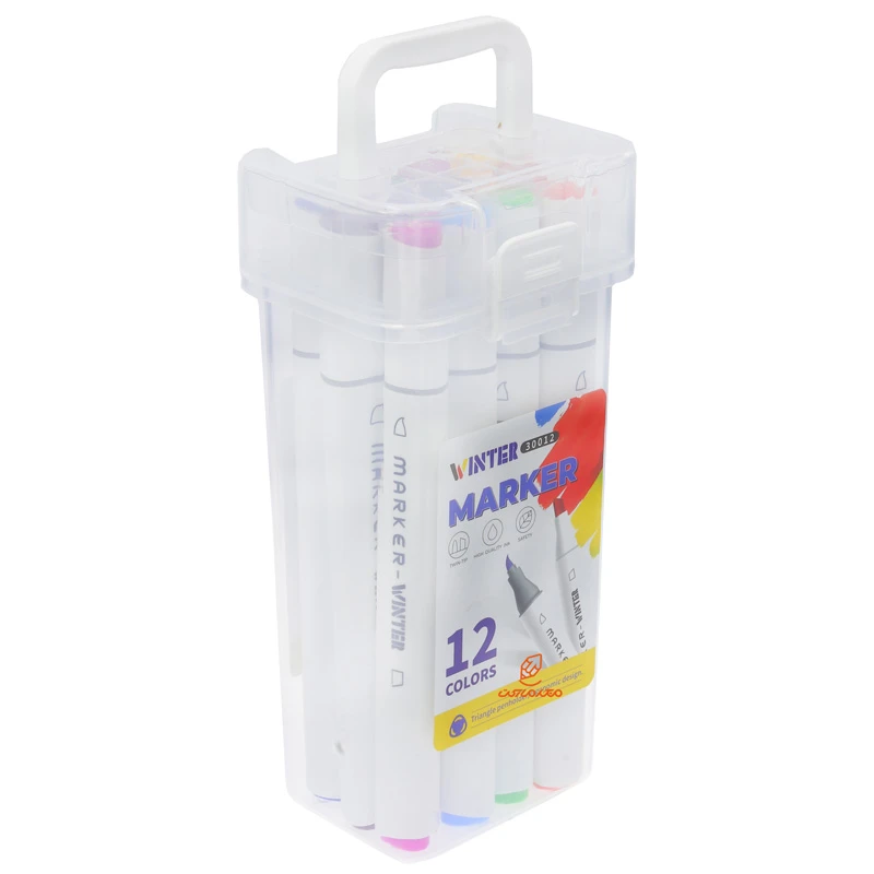 ماژیک راندو 12 رنگ دو سر وینتر VINTER (5)
