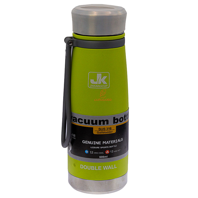 فلاسک 600 میل مدل VACUUM سبز فسفری 6016 ژیاکانگ JIAKANGCUP (3)