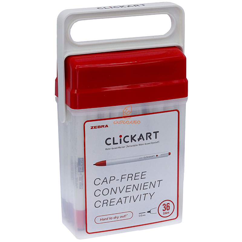 ماژیک 36 رنگ زبرا مدل CLICKART (2)