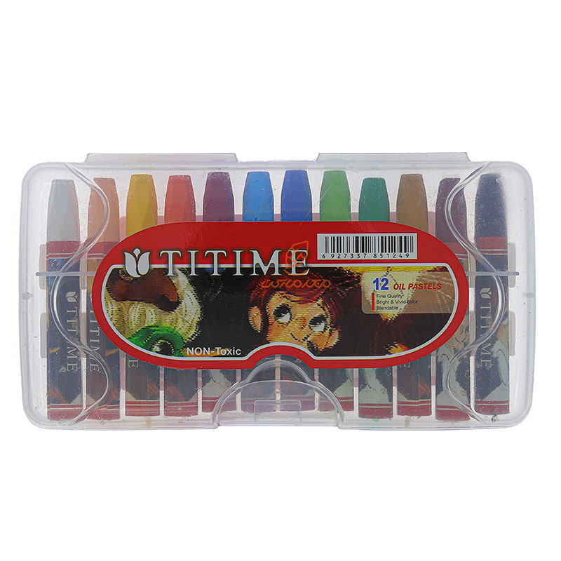 پاستل روغنی 12 رنگ مدل TITIME مپد MAPED (3)