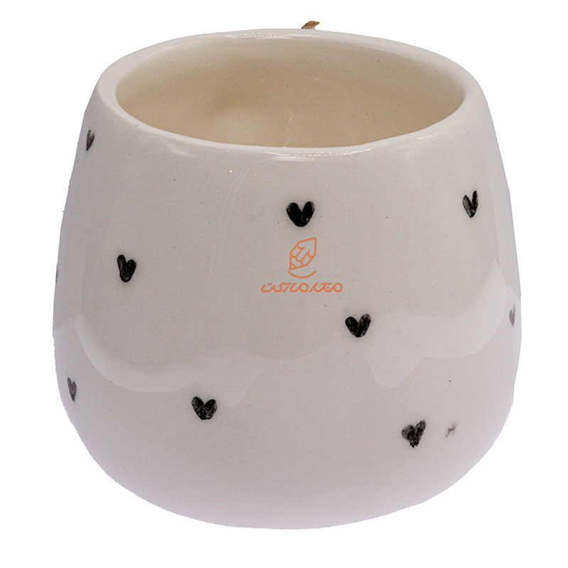 ماگ مشکی سفید گرد قلب مشکی (3)