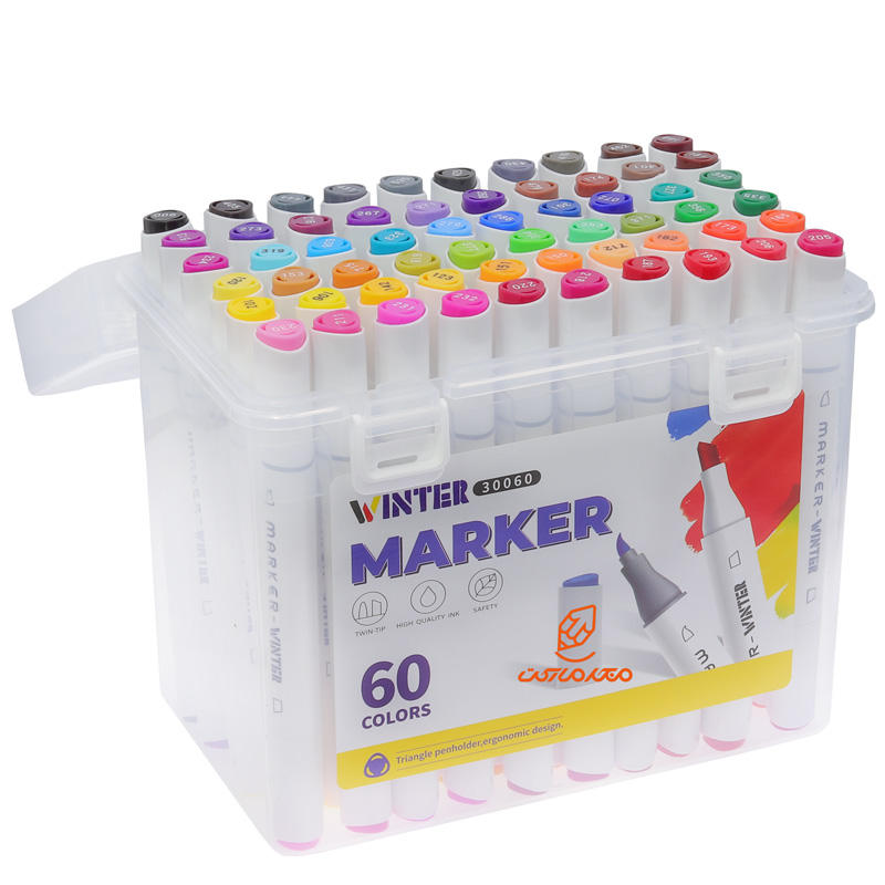 ماژیک راندو 60 رنگ دو سر وینتر VINTER (6)