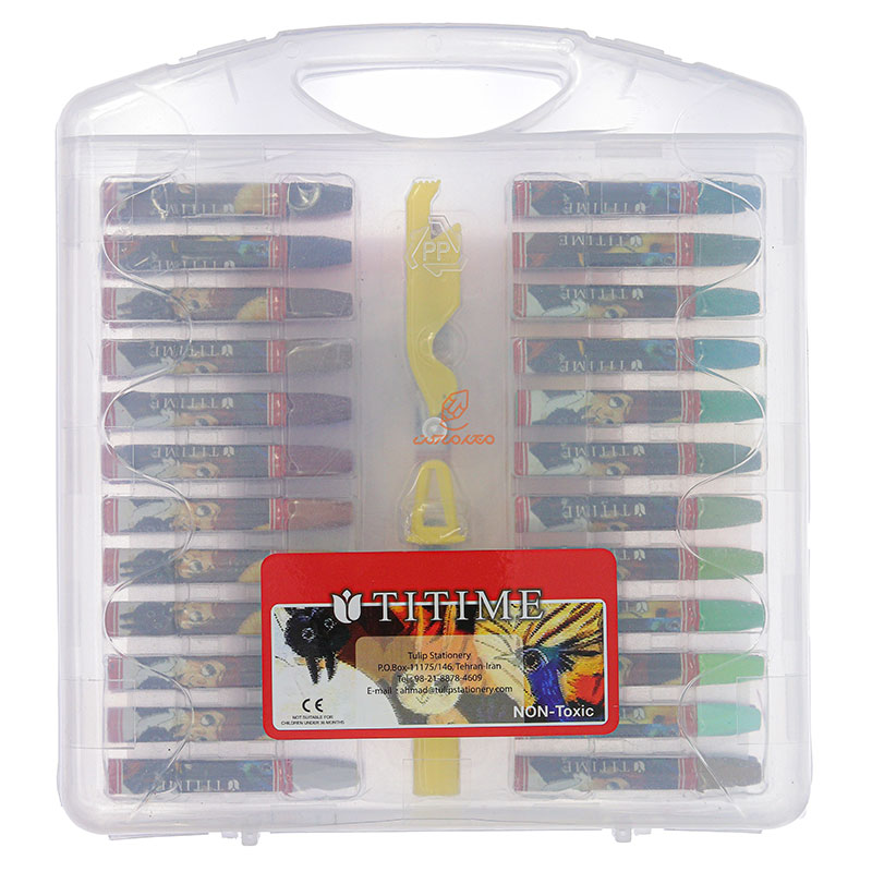 پاستل روغنی 48 رنگ مدل TITIME مپد MAPED