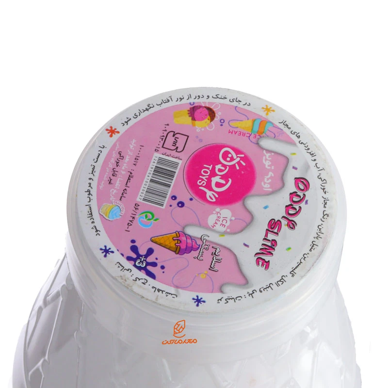 خمیر اسلایم سفید مدل بستنی اودی ODDY (1)