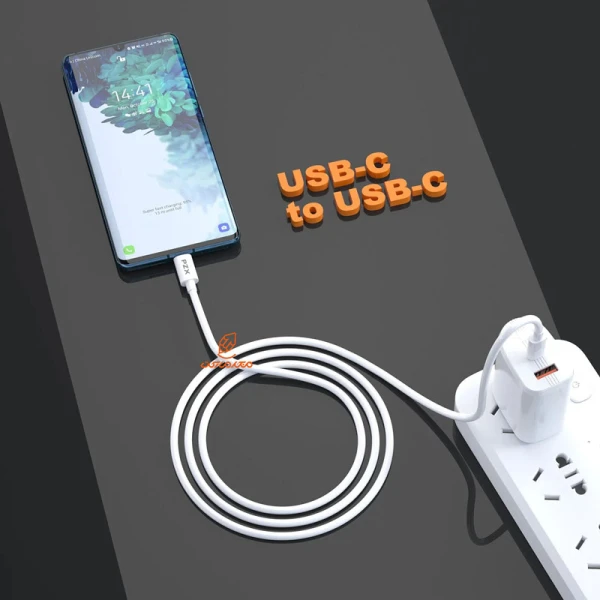 کابل شارژ USB-C به USB-C مدل V192C پی زد ایکس PZX (5)