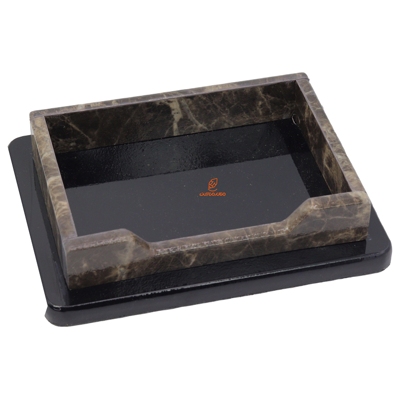 ست رومیزی مدیریتی 9 تکه طرح سنگ تیره مدل P310 قائم (9)