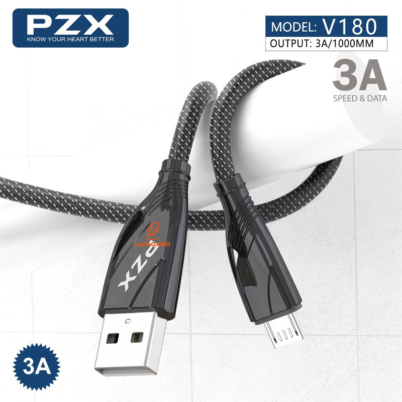 کابل شارژ MICRO مدل V180 پی زد ایکس PZX (3)