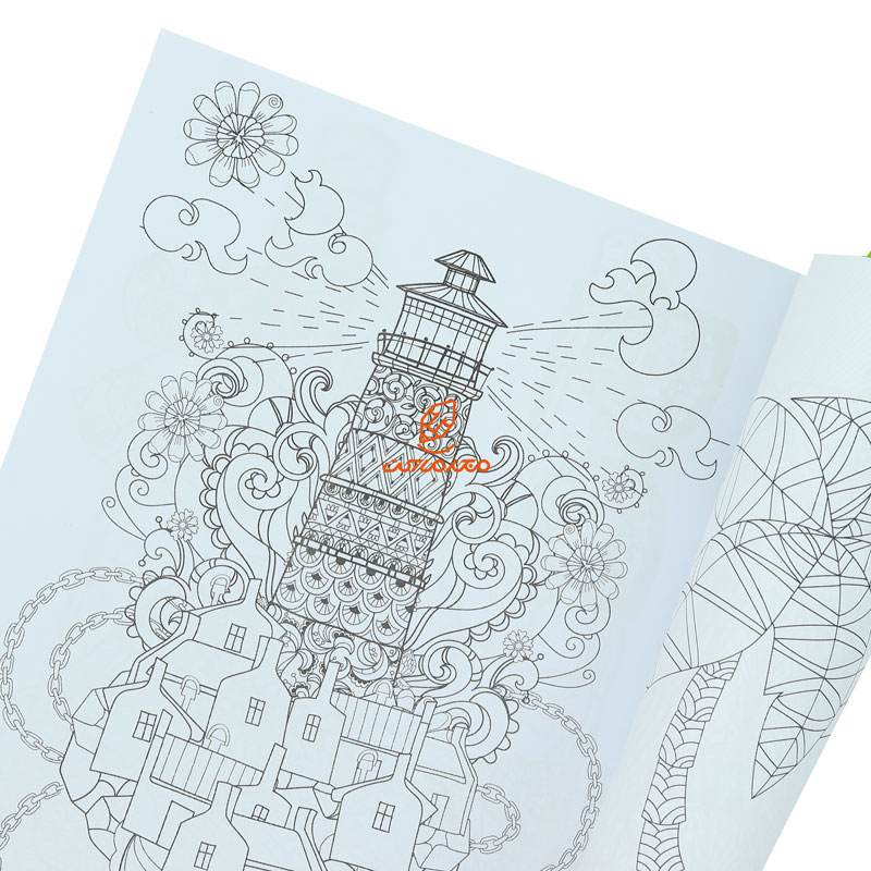 کتاب رنگ آمیزی برای بزرگسالان تعطیلات رویایی (1)