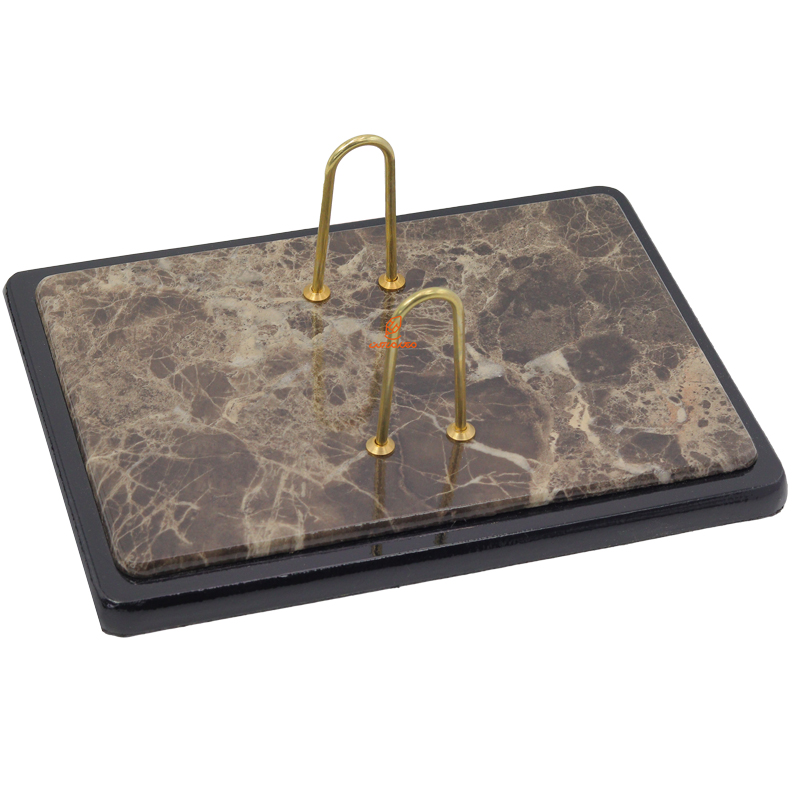 ست رومیزی مدیریتی 9 تکه طرح سنگ تیره مدل P310 قائم (8)