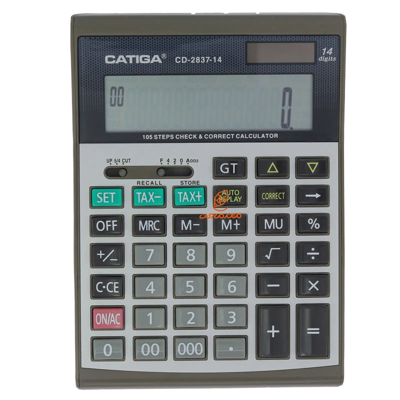 ماشین حساب رومیزی 14 رقم مدل CD-2837 کاتیگا CATIGA (5)
