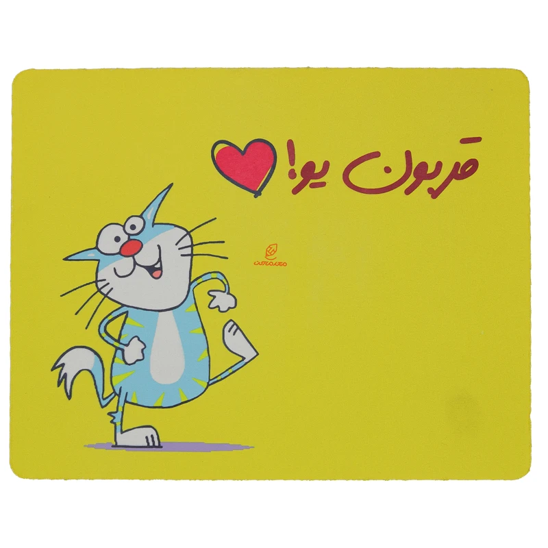 ماوس پد طرح گربه آبی (2)