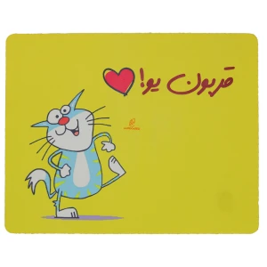ماوس پد طرح گربه آبی