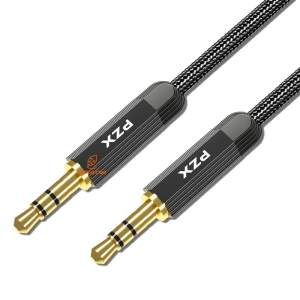 کابل AUX مشکی مدل 1501 پی زد ایکس PZX