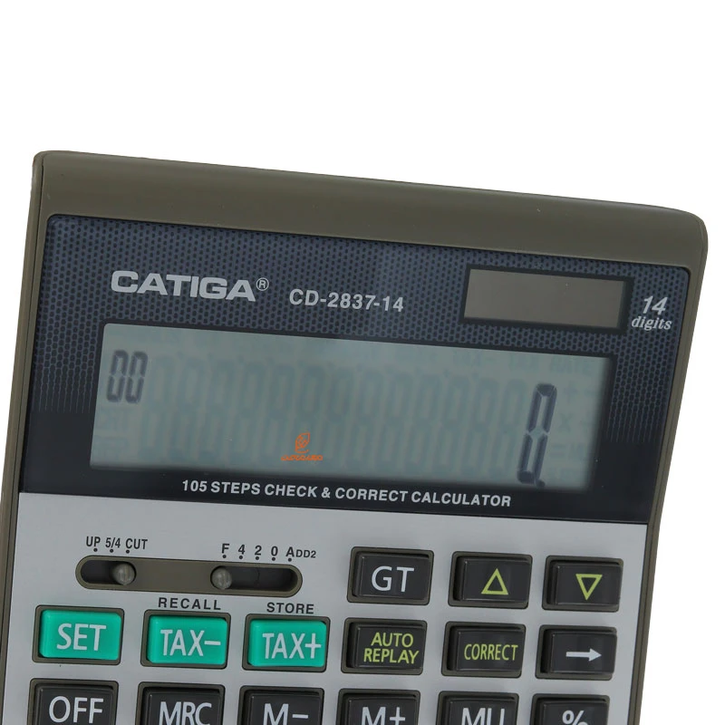 ماشین حساب رومیزی 14 رقم مدل CD-2837 کاتیگا CATIGA (8)