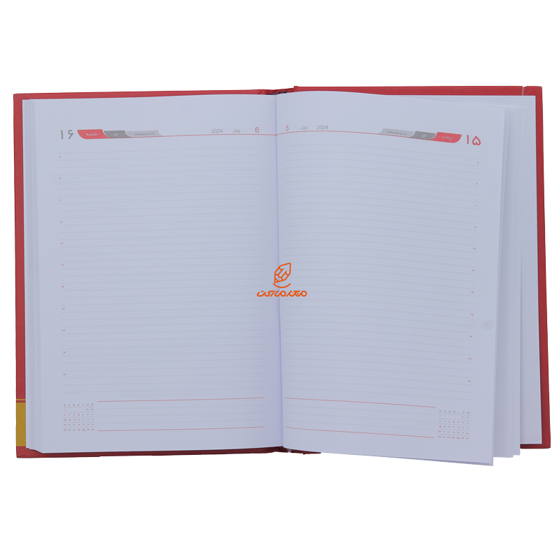 سالنامه (سررسید) 1403 نارنجی لئون