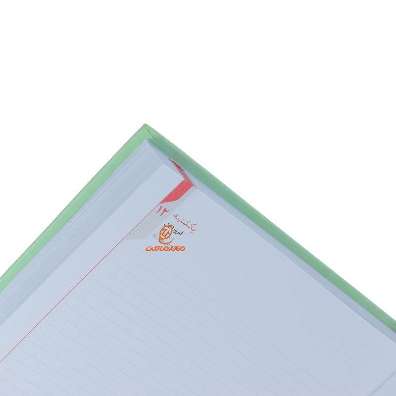 سالنامه (سررسید) 1403 سبز طرح دار لئون (1)