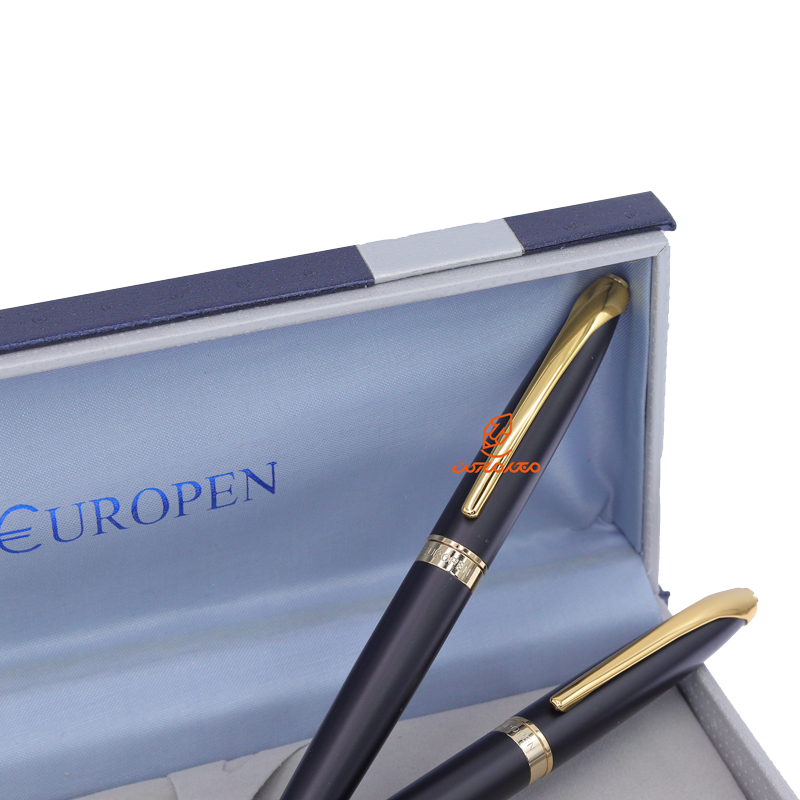 ست خودکار و روان نویس مشکی یوروپن مدل رینگ RING1 (4)