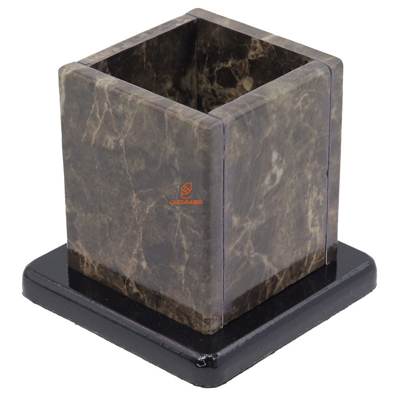 ست رومیزی مدیریتی 9 تکه طرح سنگ تیره مدل P310 قائم (10)