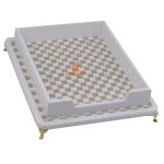 ست رومیزی مدیریتی 10 تکه طرح سفید های گلاس مدل P910 قائم (11)