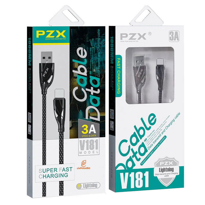 کابل شارژ iphone مدل V181 پی زد ایکس PZX (1)