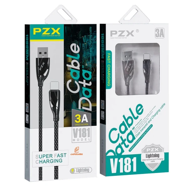 کابل شارژ iphone مدل V181 پی زد ایکس PZX (1)