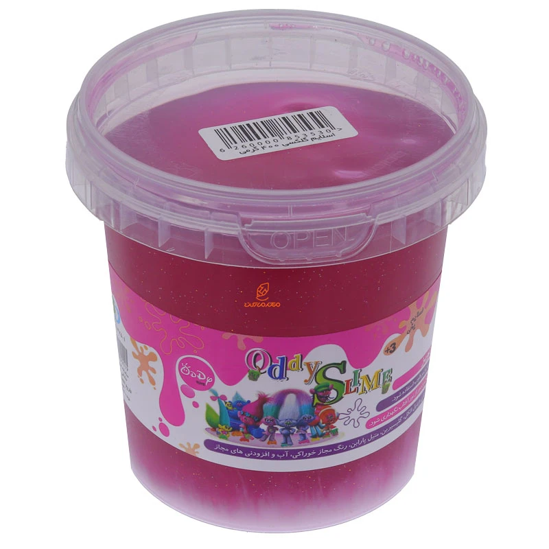 خمیر اسلایم یخی زرشکی اودی ODDY (2)
