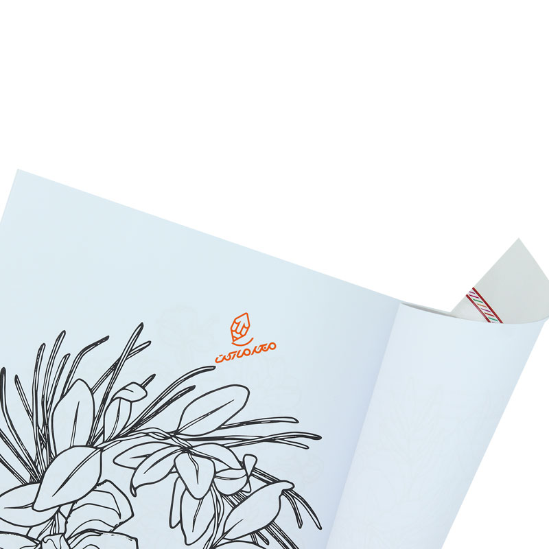 کتاب رنگ آمیزی برای بزرگسالان گل های زیبای من (1)