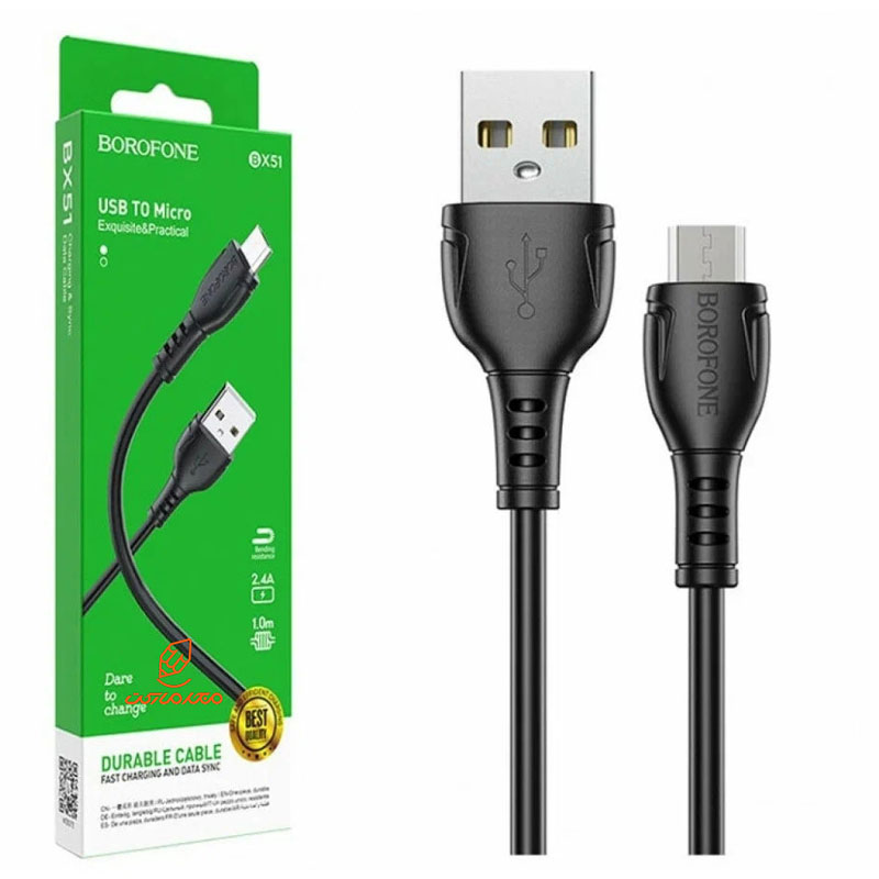 کابل شارژ MicroUSB مدل BX51 بروفون BOROFONE (3)