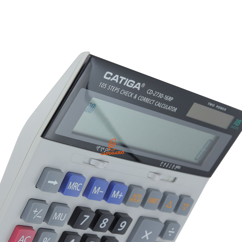 ماشین حساب رومیزی 16 رقم مدل CD-2730 کاتیگا CATIGA (6)
