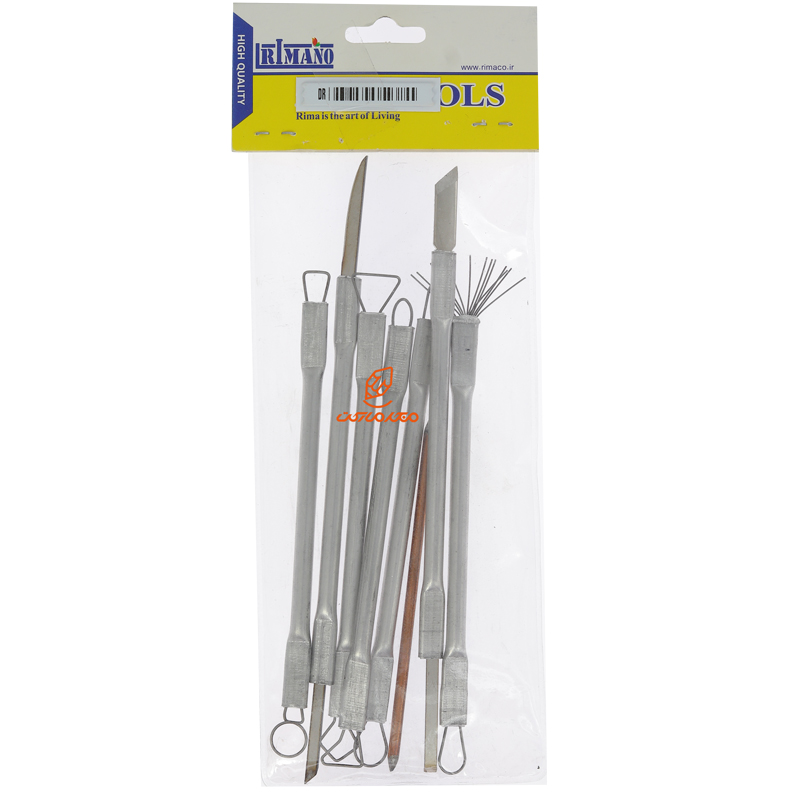 ابزار مجسمه سازی مینیاتوری دوسر فلزی ریمانو RIMANO (3)