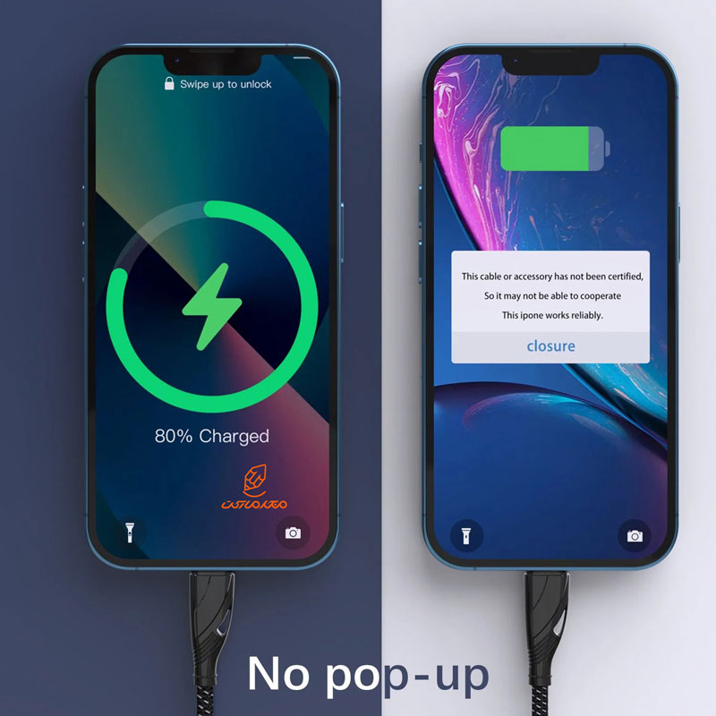 کابل شارژ iphone مدل V181 پی زد ایکس PZX (2)