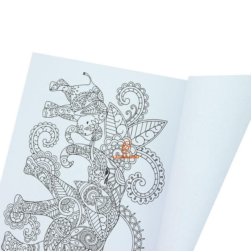 کتاب رنگ آمیزی برای بزرگسالان حیوانات شگفت انگیز (1)