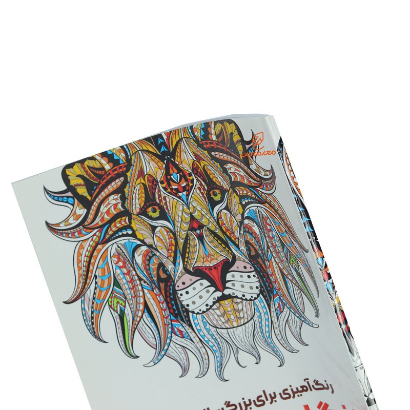 کتاب رنگ آمیزی برای بزرگسالان جنگل حیوانات (4)