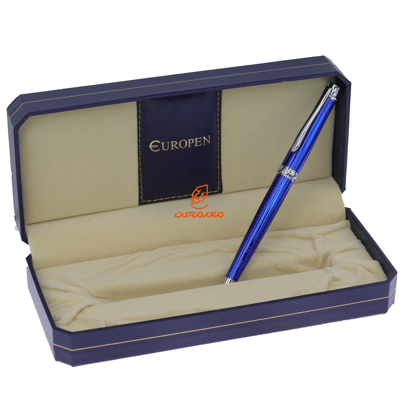 خودکار آبی یوروپن مدل استند STAND