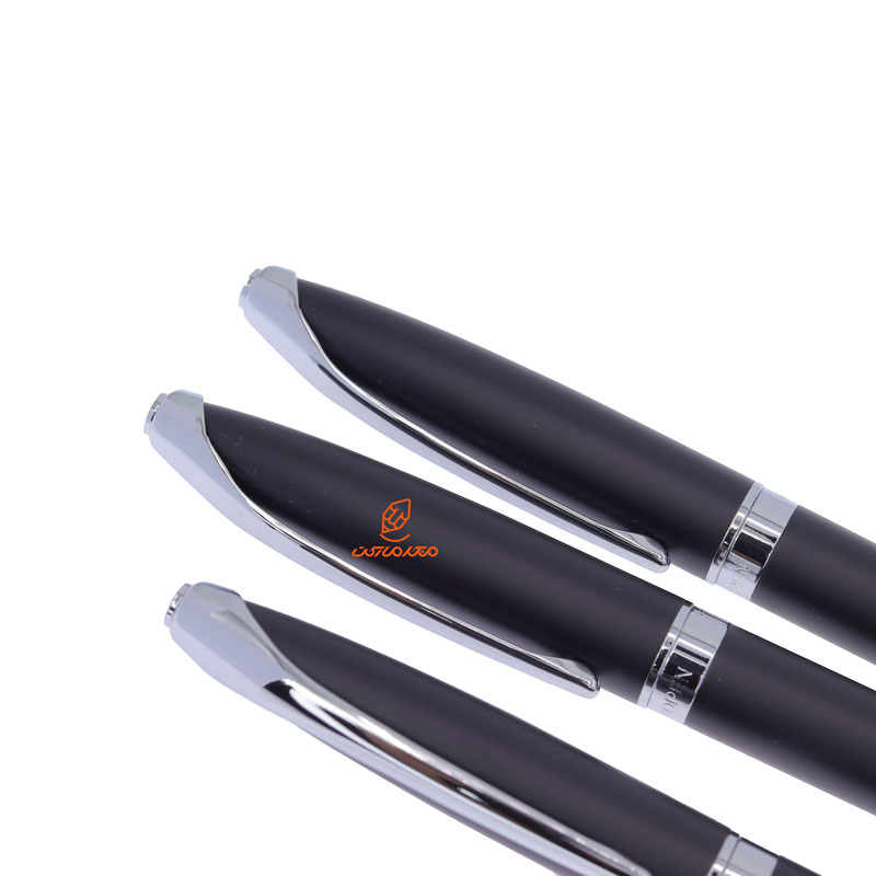 ست خودکار، خودنویس و روان نویس مشکی یوروپن مدل رینگ RING (8)