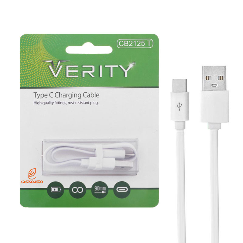 کابل تبدیل USB به USB-C مدل CB2125 T وریتی VERITY