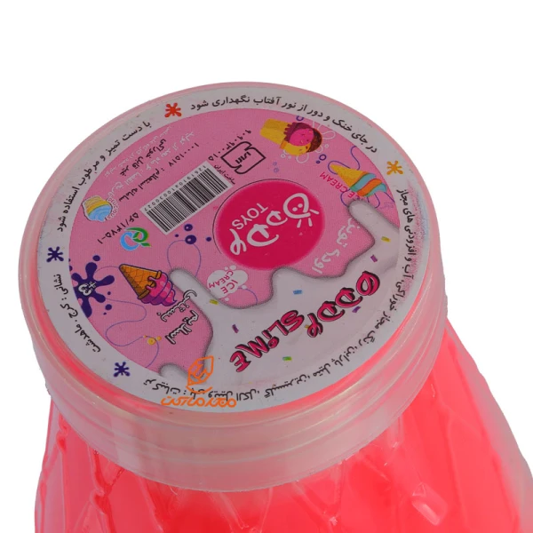 خمیر اسلایم نارنجی مدل بستنی اودی ODDY (1)