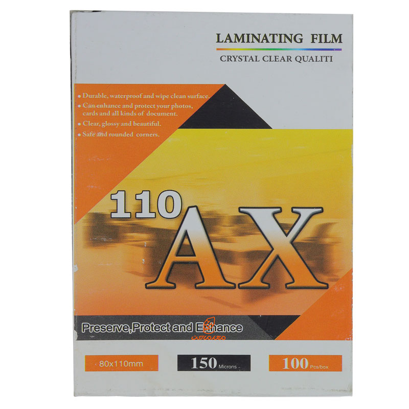 طلق پرس شیت لمینت شفاف 811 سانتی متر 150 میکرون AX