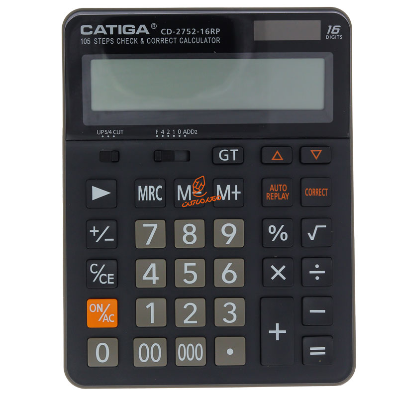 ماشین حساب رومیزی 16 رقم مدل CD-2752 کاتیگا CATIGA