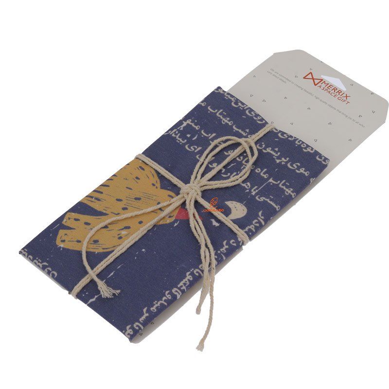 کادو پیچ پارچه ای طرح پرنده لوتوس