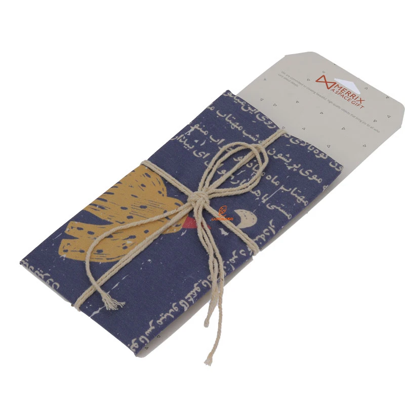 کادو پیچ پارچه ای طرح پرنده لوتوس (4)