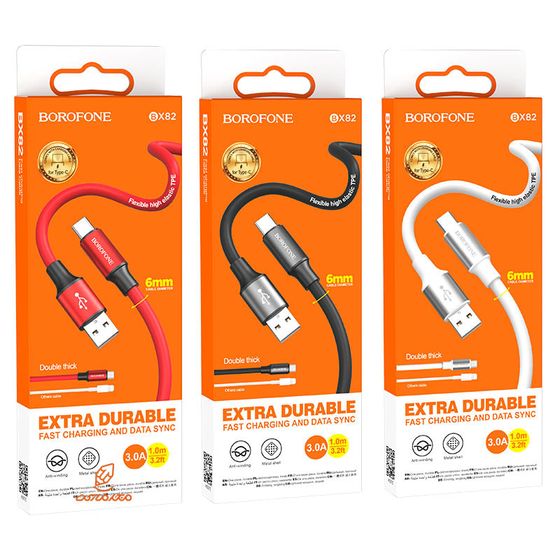 کابل شارژ TYPE-C مدل BX82 بروفون BOROFONE (3)