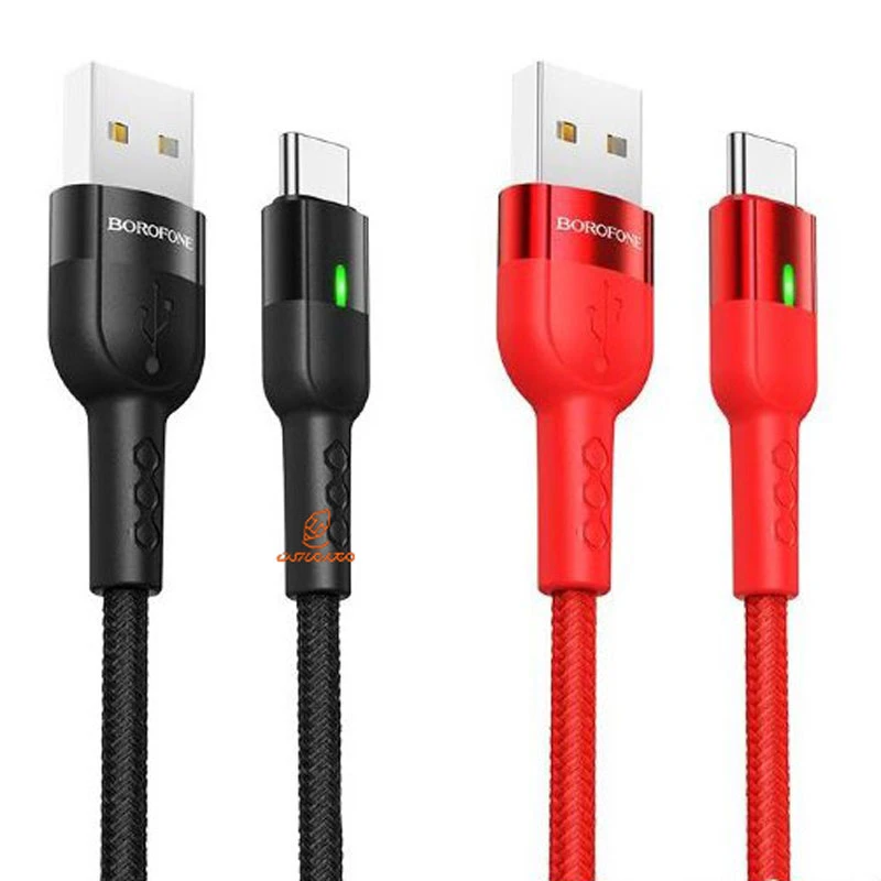 کابل شارژ TYPE-C مشکی مدل BU17 بروفون BOROFONE (1)
