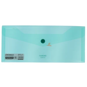پوشه دکمه دار سبز شفاف ملخی (نامه) EG61 لینومکس LINOMAX