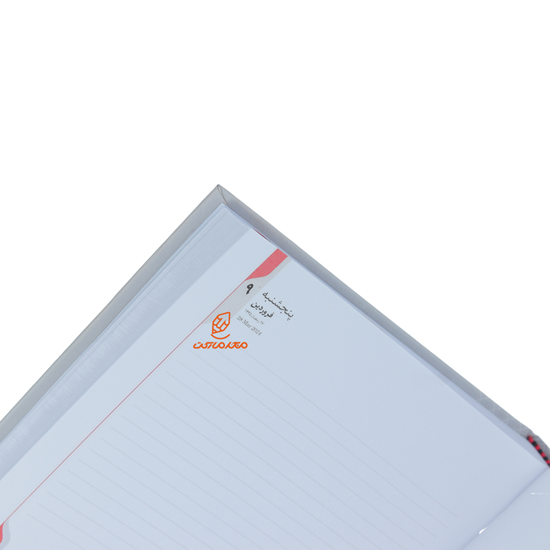 سالنامه (سررسید) 1403 طوسی طرح دار لئون (3)