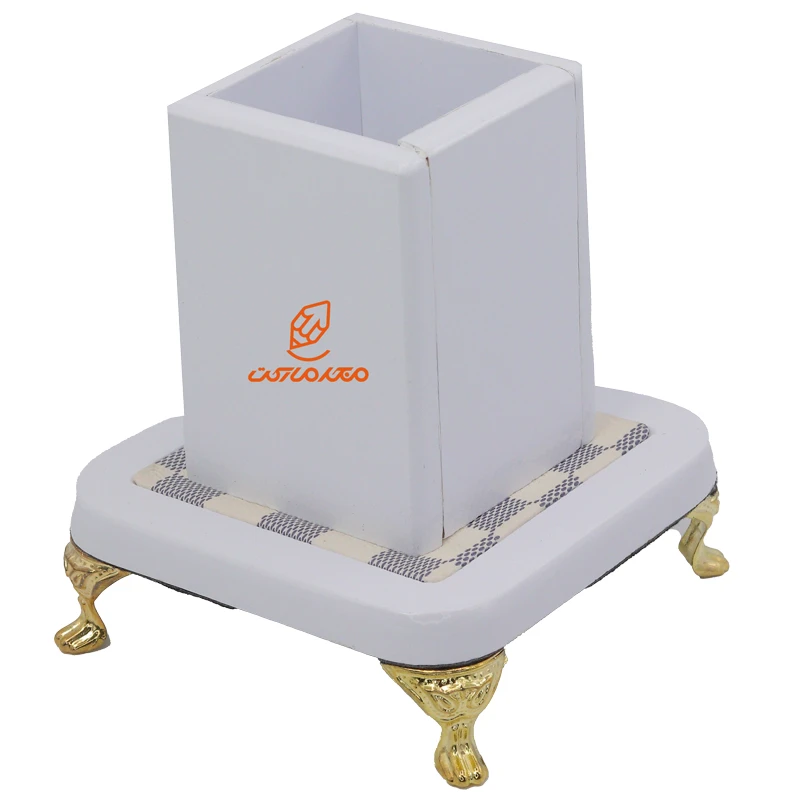 ست رومیزی مدیریتی 10 تکه طرح سفید های گلاس مدل P910 قائم (7)