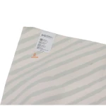 کادو پیچ پارچه ای طرح سبز و کرم لوتوس (1)