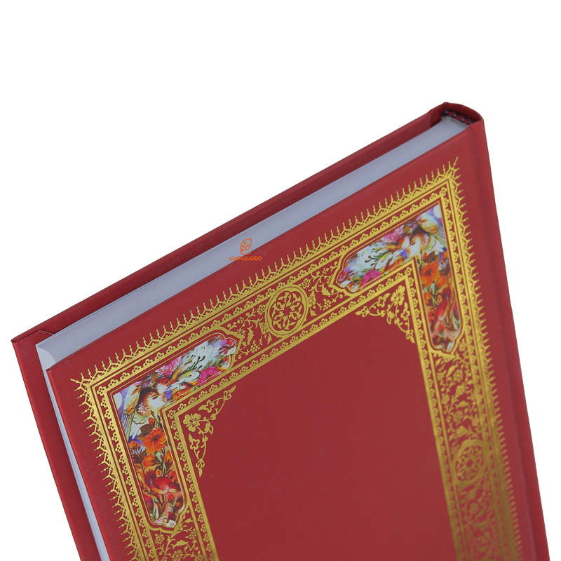 سالنامه (سررسید) 1403 وزیری حاشیه دار قرمز لئون (5)