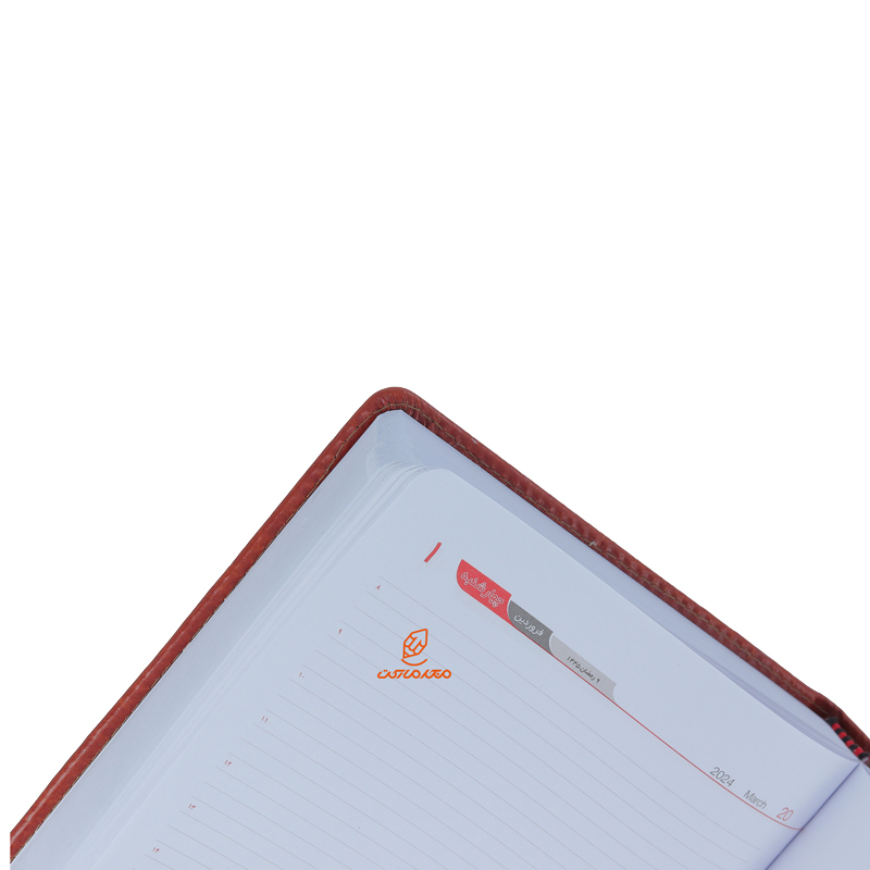 سالنامه (سررسید) 1403 ترمو قهوه ای روشن لئون (1)