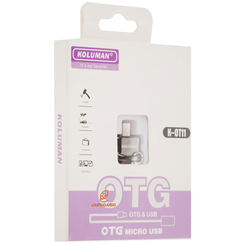 مبدل OTG MICRO USB مدل K-OT11 کلومن KOLUMAN (1)